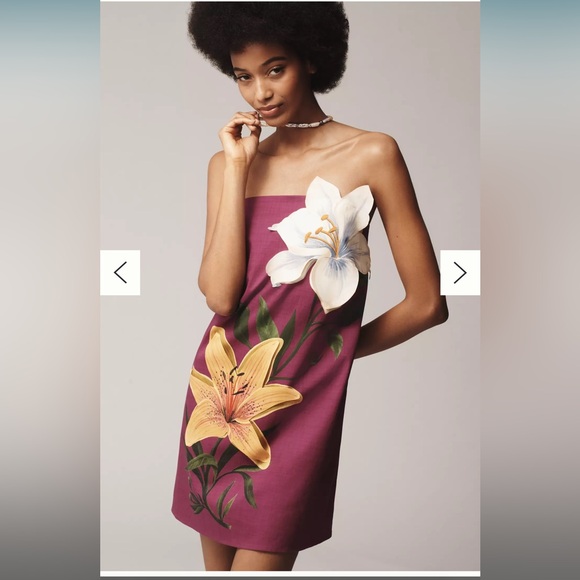 FARM Rio Purple Dress with Yellow Floral Design - Picture 4 of 13